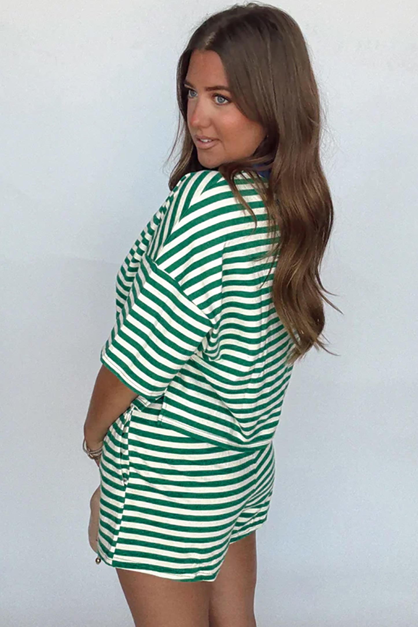 Green Stripe Set