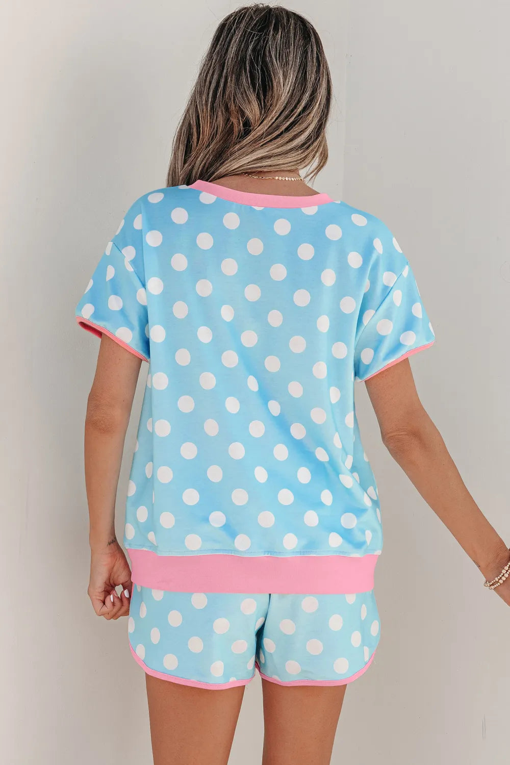 🩵 Sweet Spot Polka Dot Lounge Set