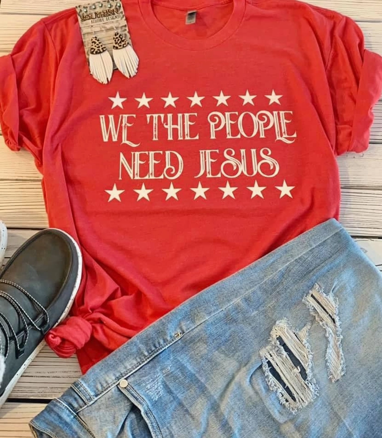❤️ We The People Need Jesus Graphic Tee