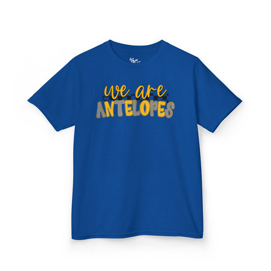 Kids Tee — "We Are Antelopes" School Spirit Shirt