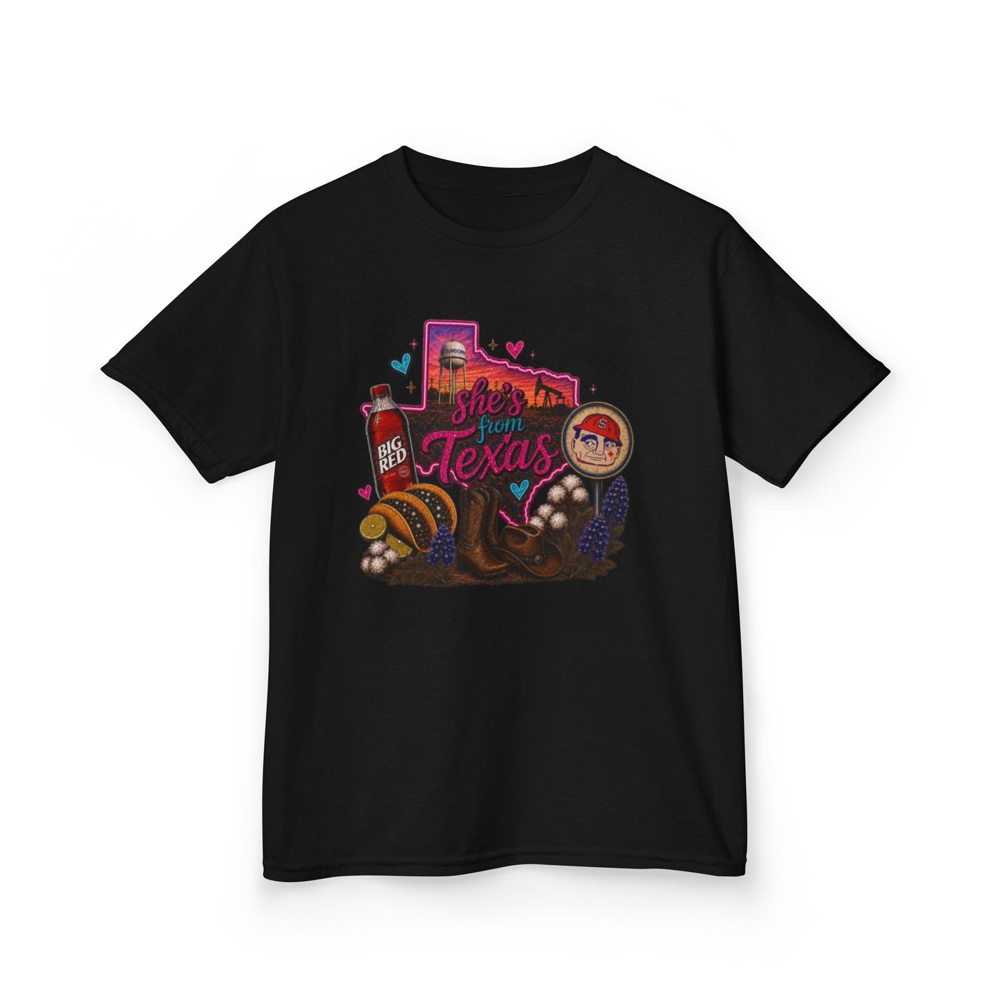 Kids Tee — Cute Texas Road Trip Graphic (includes 'Texas')