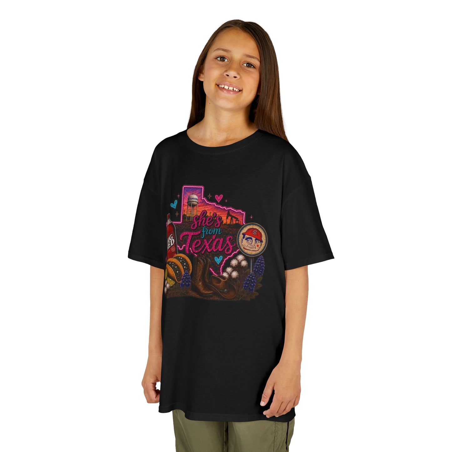 Kids Tee — Cute Texas Road Trip Graphic (includes 'Texas')