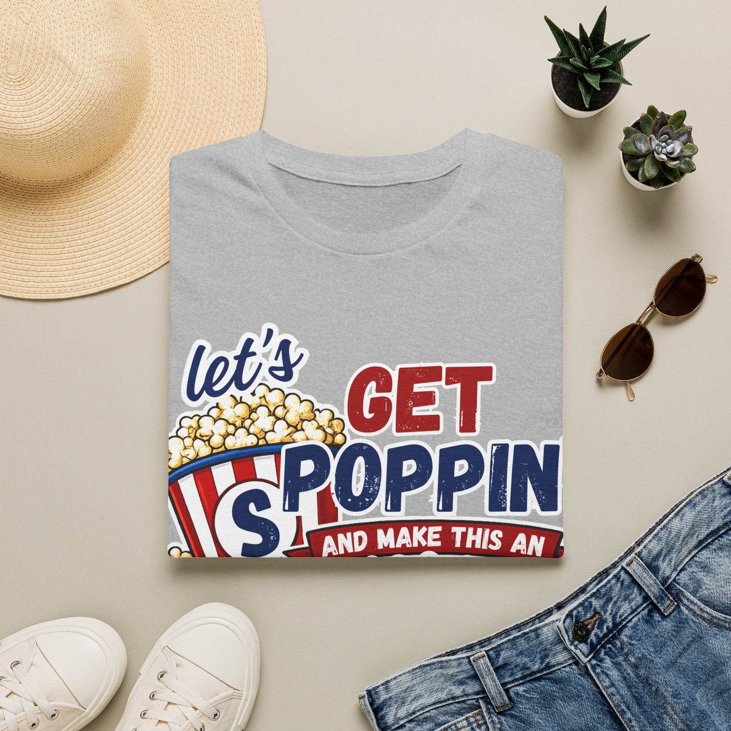 Let’s Get Poppin’ T-Shirt — Back-to-School Movie Night Tee
