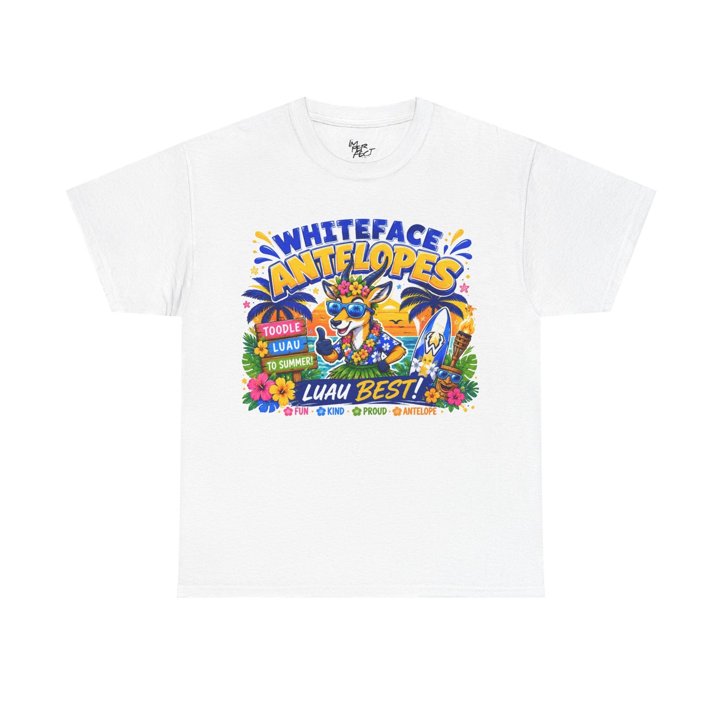 Whiteface Antelopes Luau Week Spirit Shirt – Adult