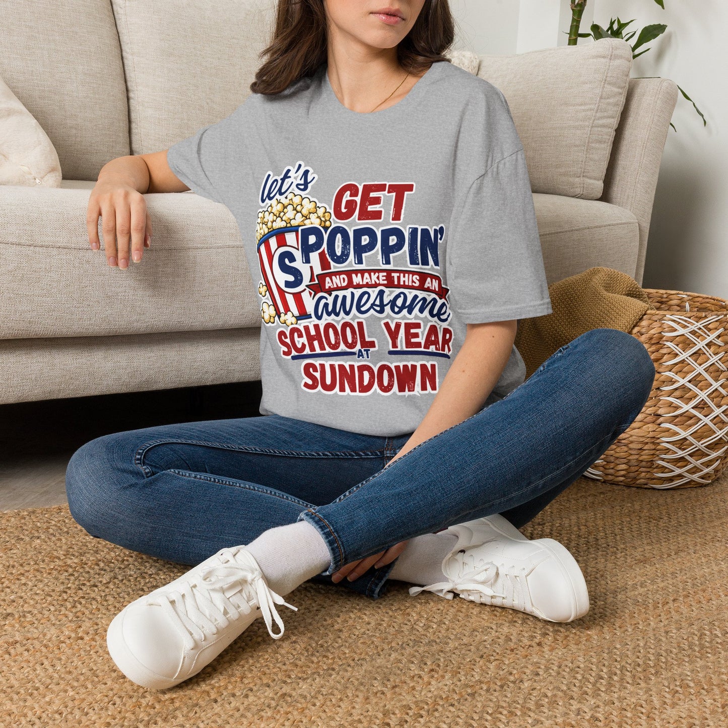 Let’s Get Poppin’ T-Shirt — Back-to-School Movie Night Tee