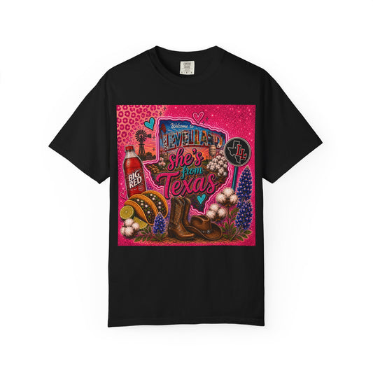 Texas Vibes T-Shirt — She's From LevellandTexas Graphic Tee