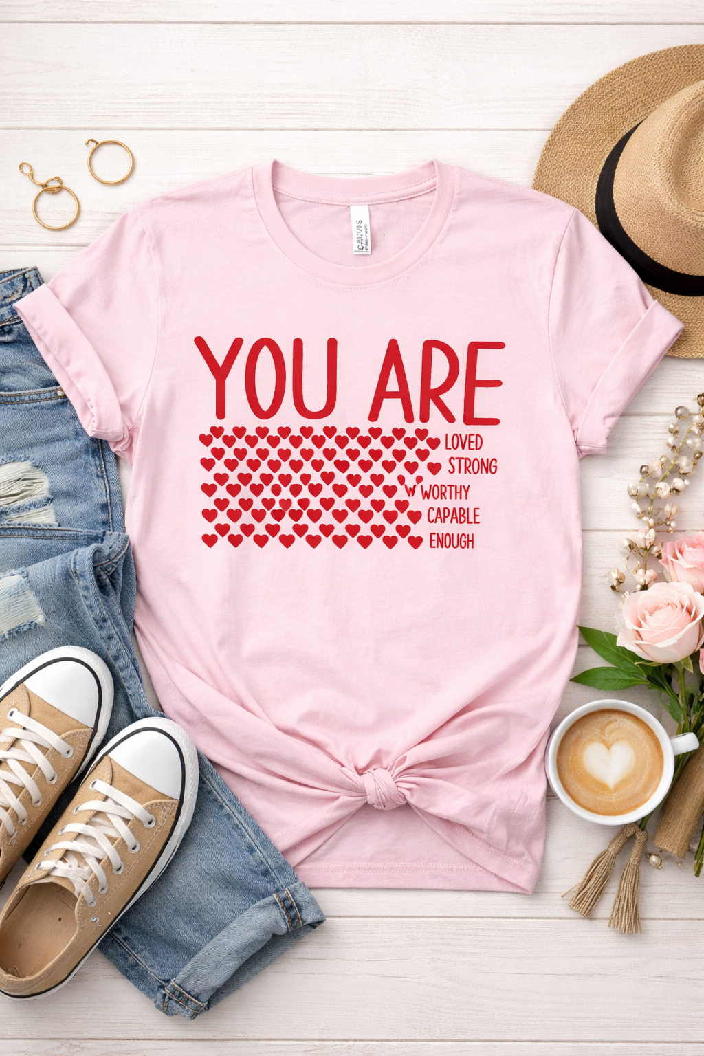 You Are Loved Affirmation Tee