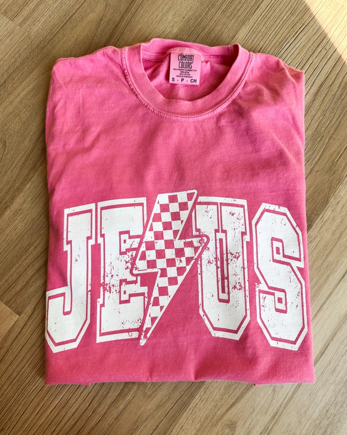 Jesus Lightning Bolt Graphic Tee