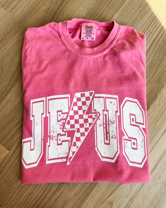 Jesus Lightning Bolt Graphic Tee