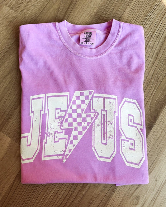 Jesus Lightning Bolt Graphic Tee